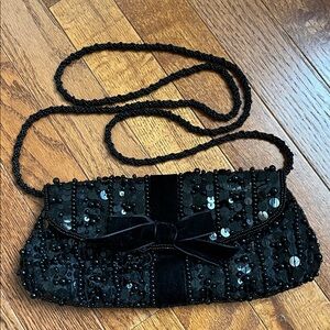 La Regale Beaded Sequin Evening Bag